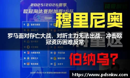 罗马面对存亡大战，对折主力无法出战，冲击欧冠资历困难反常